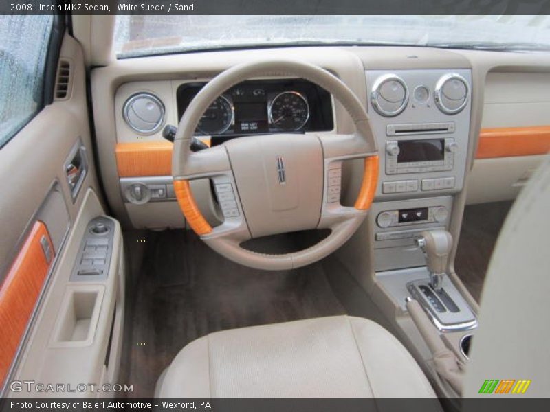 White Suede / Sand 2008 Lincoln MKZ Sedan