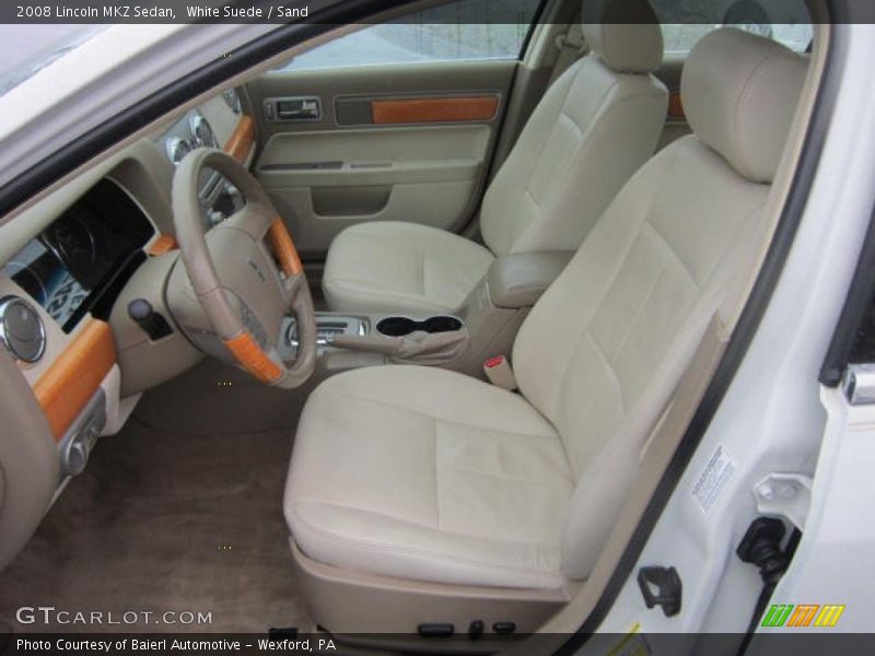 White Suede / Sand 2008 Lincoln MKZ Sedan
