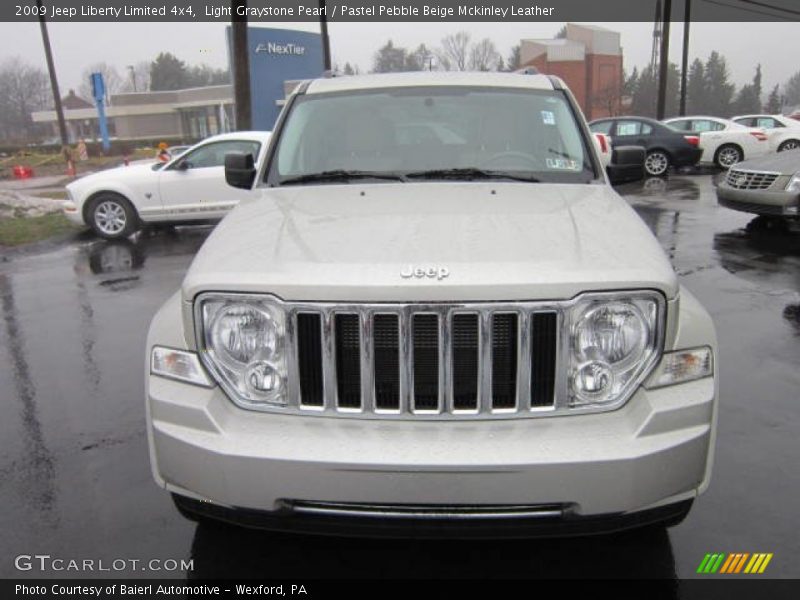 Light Graystone Pearl / Pastel Pebble Beige Mckinley Leather 2009 Jeep Liberty Limited 4x4