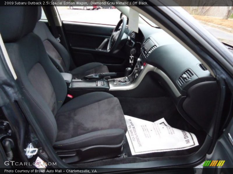 Diamond Gray Metallic / Off Black 2009 Subaru Outback 2.5i Special Edition Wagon