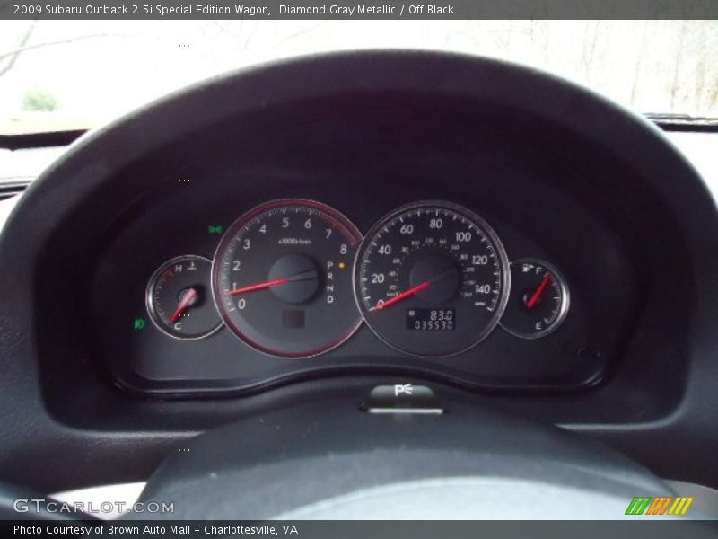 Diamond Gray Metallic / Off Black 2009 Subaru Outback 2.5i Special Edition Wagon
