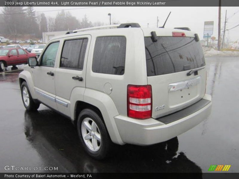 Light Graystone Pearl / Pastel Pebble Beige Mckinley Leather 2009 Jeep Liberty Limited 4x4
