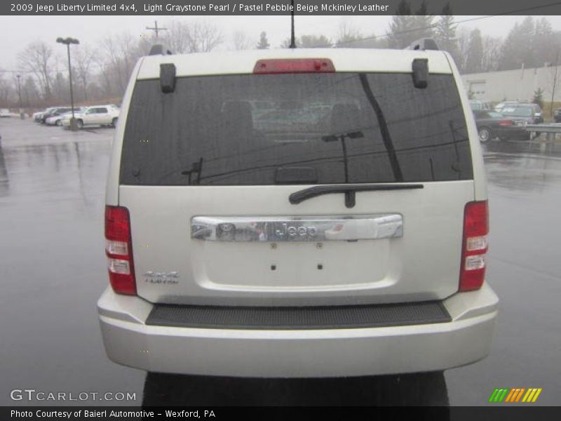 Light Graystone Pearl / Pastel Pebble Beige Mckinley Leather 2009 Jeep Liberty Limited 4x4