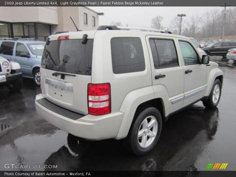Light Graystone Pearl / Pastel Pebble Beige Mckinley Leather 2009 Jeep Liberty Limited 4x4