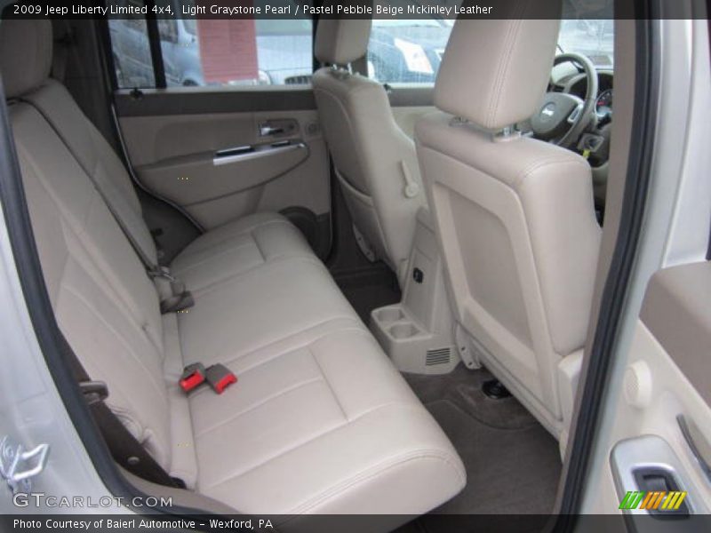 Light Graystone Pearl / Pastel Pebble Beige Mckinley Leather 2009 Jeep Liberty Limited 4x4