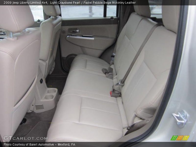 Light Graystone Pearl / Pastel Pebble Beige Mckinley Leather 2009 Jeep Liberty Limited 4x4