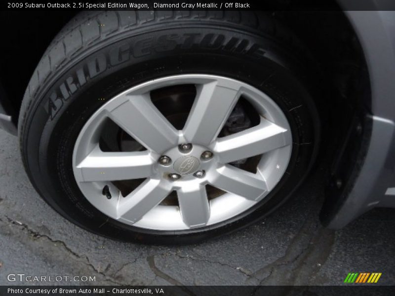 Diamond Gray Metallic / Off Black 2009 Subaru Outback 2.5i Special Edition Wagon