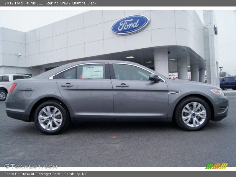Sterling Grey / Charcoal Black 2012 Ford Taurus SEL