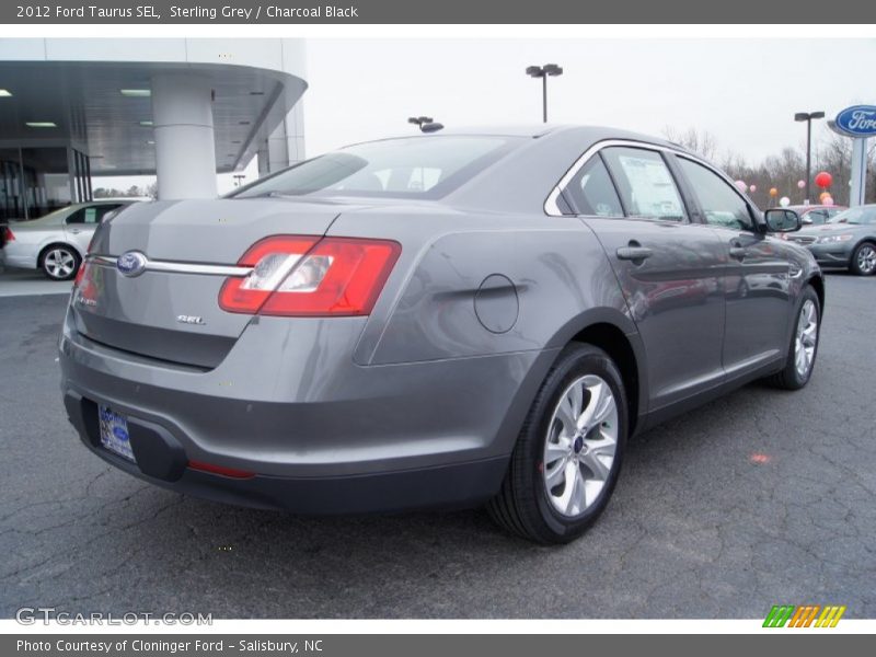 Sterling Grey / Charcoal Black 2012 Ford Taurus SEL