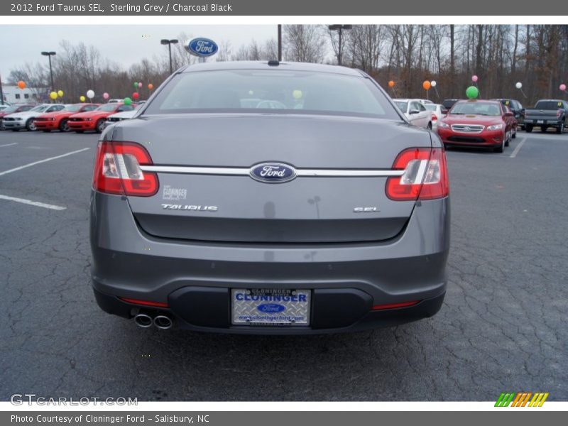 Sterling Grey / Charcoal Black 2012 Ford Taurus SEL