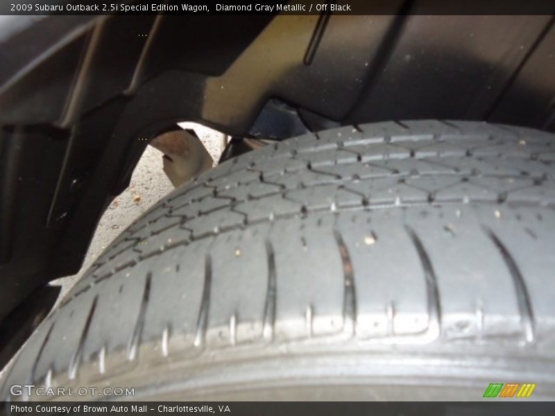 Diamond Gray Metallic / Off Black 2009 Subaru Outback 2.5i Special Edition Wagon