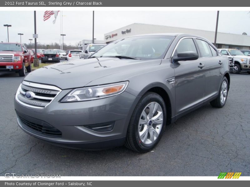 Sterling Grey / Charcoal Black 2012 Ford Taurus SEL