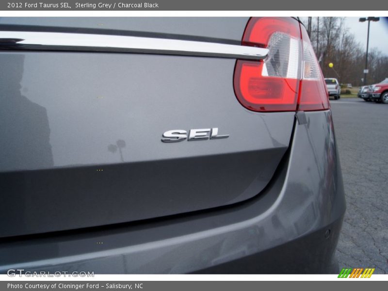 Sterling Grey / Charcoal Black 2012 Ford Taurus SEL