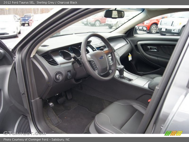 Sterling Grey / Charcoal Black 2012 Ford Taurus SEL