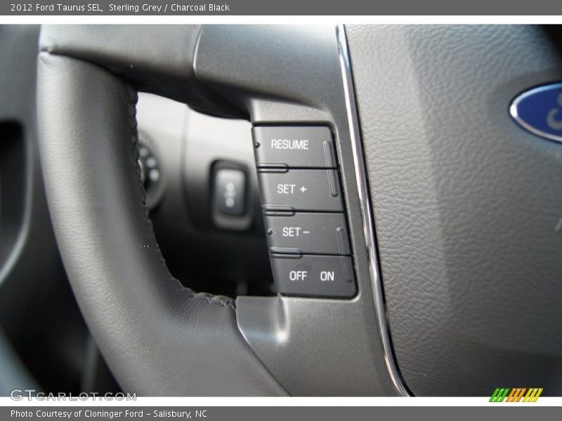 Sterling Grey / Charcoal Black 2012 Ford Taurus SEL