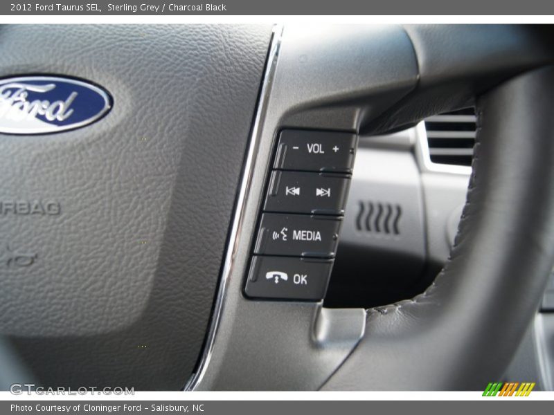Sterling Grey / Charcoal Black 2012 Ford Taurus SEL