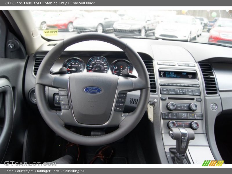 Sterling Grey / Charcoal Black 2012 Ford Taurus SEL