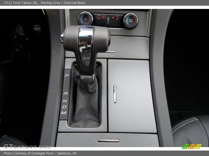 Sterling Grey / Charcoal Black 2012 Ford Taurus SEL