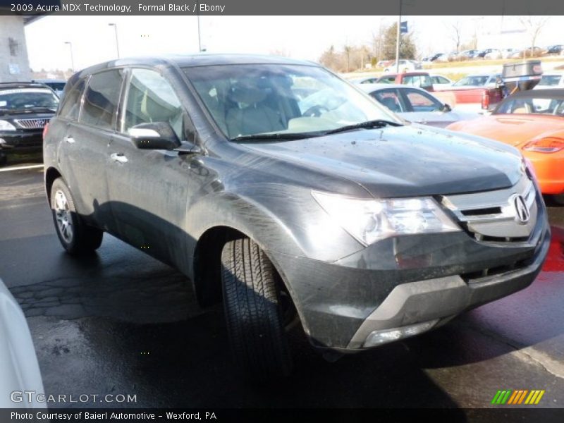 Formal Black / Ebony 2009 Acura MDX Technology