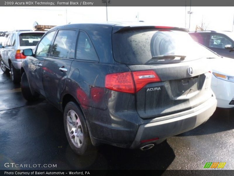Formal Black / Ebony 2009 Acura MDX Technology