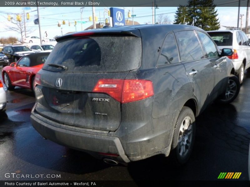 Formal Black / Ebony 2009 Acura MDX Technology