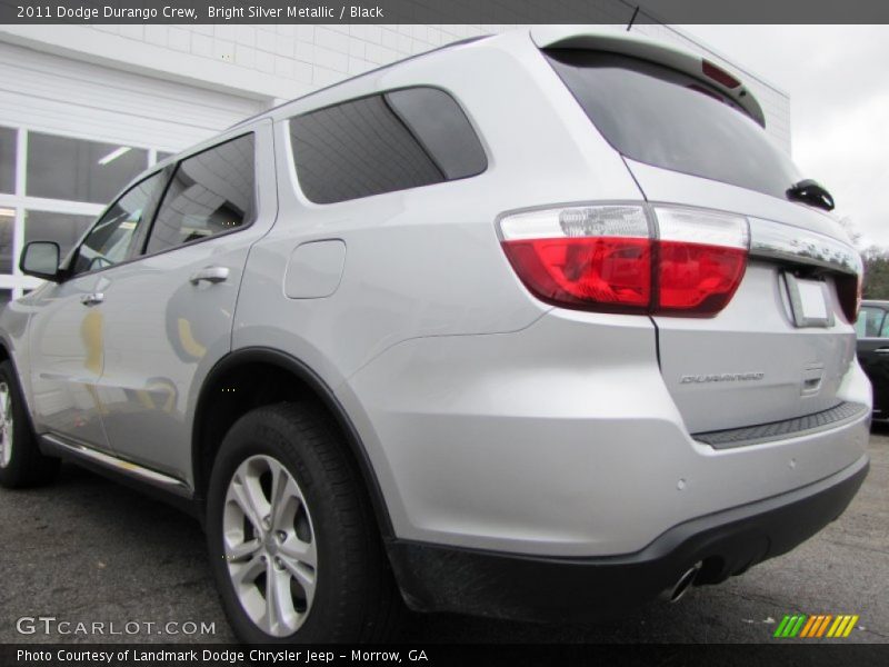 Bright Silver Metallic / Black 2011 Dodge Durango Crew
