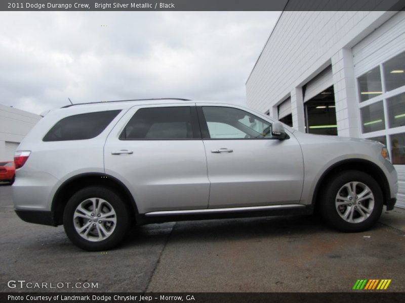 Bright Silver Metallic / Black 2011 Dodge Durango Crew