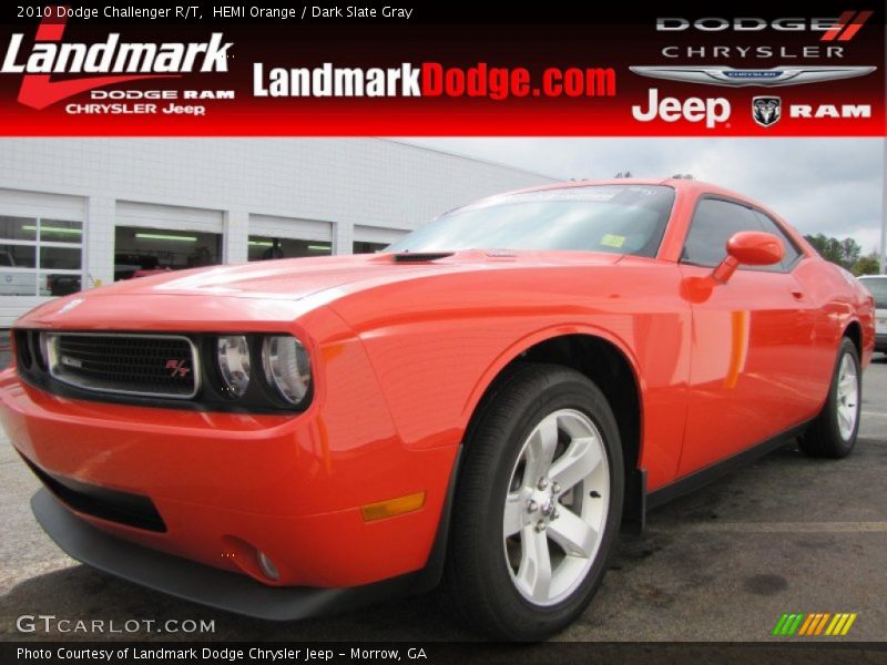 HEMI Orange / Dark Slate Gray 2010 Dodge Challenger R/T