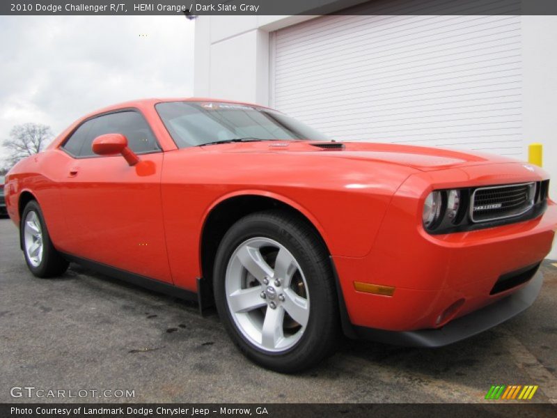HEMI Orange / Dark Slate Gray 2010 Dodge Challenger R/T