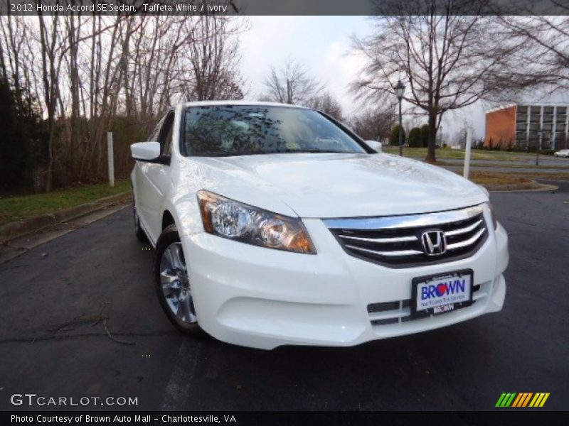 Taffeta White / Ivory 2012 Honda Accord SE Sedan