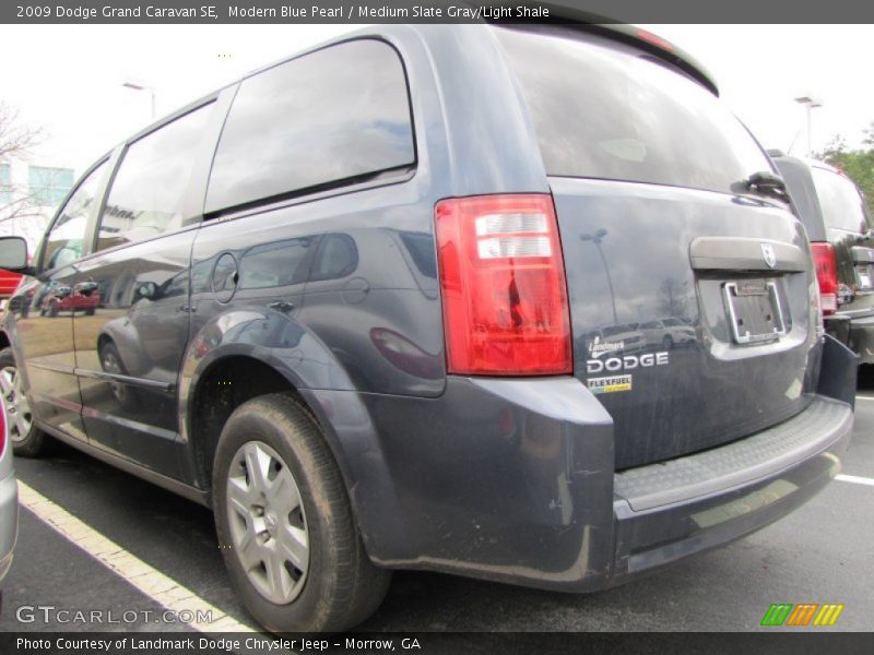 Modern Blue Pearl / Medium Slate Gray/Light Shale 2009 Dodge Grand Caravan SE