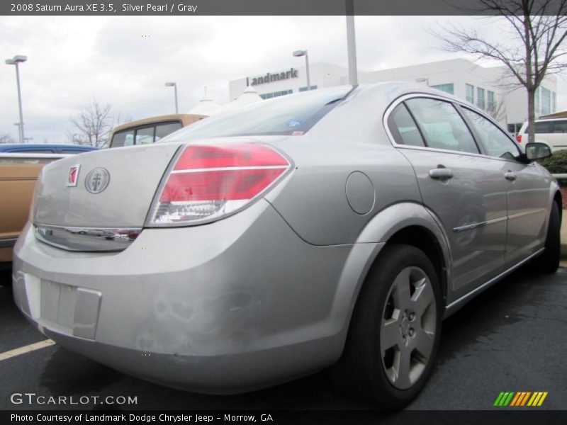 Silver Pearl / Gray 2008 Saturn Aura XE 3.5