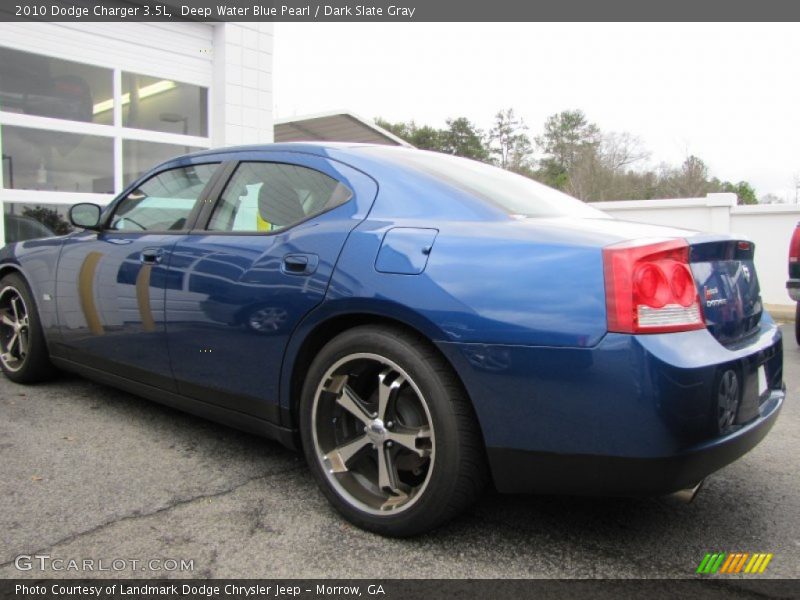 Deep Water Blue Pearl / Dark Slate Gray 2010 Dodge Charger 3.5L