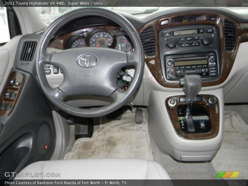 Super White / Ivory 2001 Toyota Highlander V6 4WD