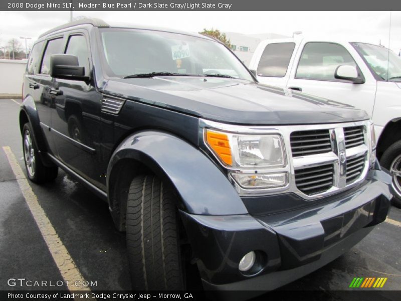 Modern Blue Pearl / Dark Slate Gray/Light Slate Gray 2008 Dodge Nitro SLT