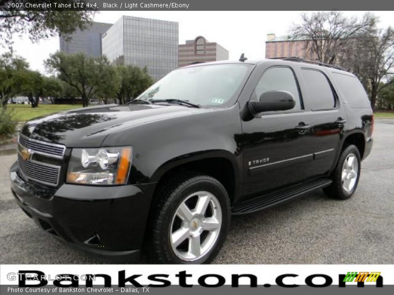Black / Light Cashmere/Ebony 2007 Chevrolet Tahoe LTZ 4x4