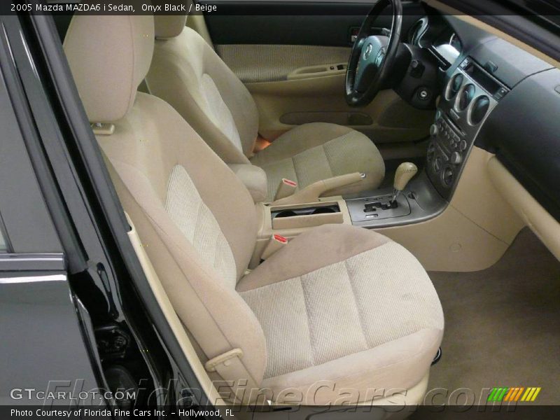 Onyx Black / Beige 2005 Mazda MAZDA6 i Sedan