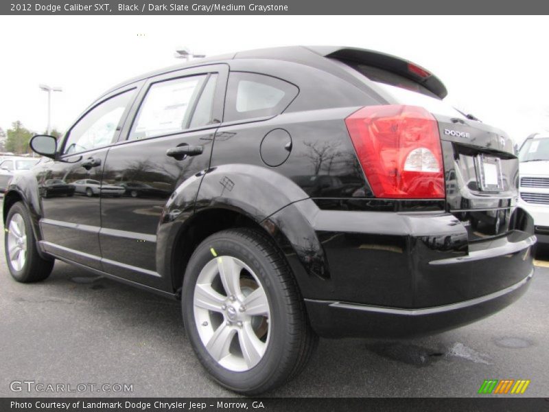Black / Dark Slate Gray/Medium Graystone 2012 Dodge Caliber SXT