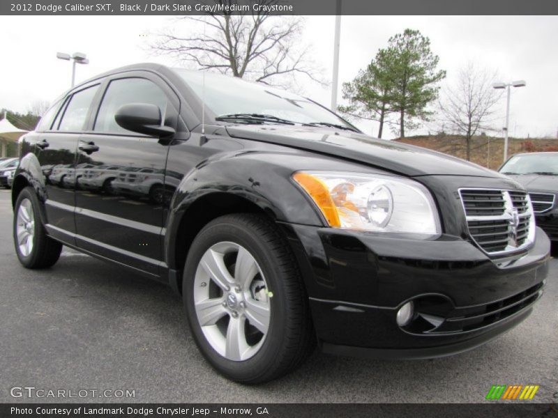 Black / Dark Slate Gray/Medium Graystone 2012 Dodge Caliber SXT