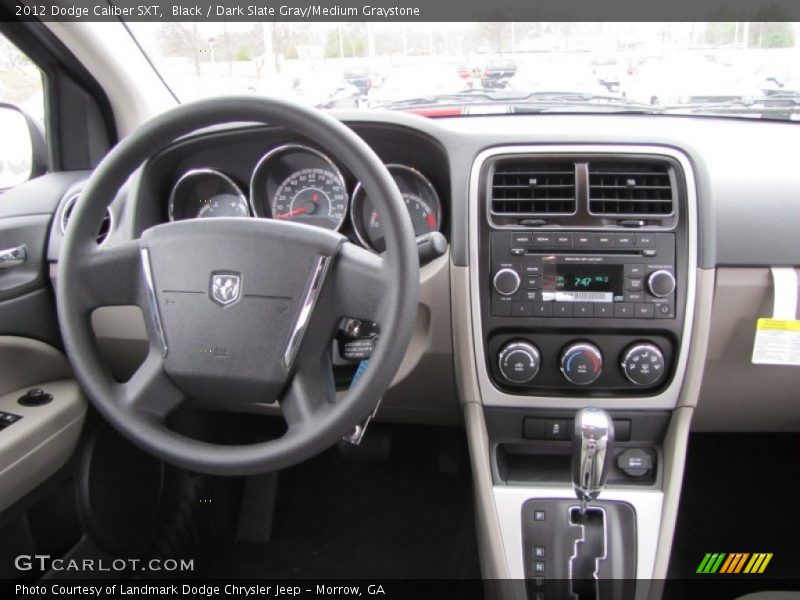 Black / Dark Slate Gray/Medium Graystone 2012 Dodge Caliber SXT
