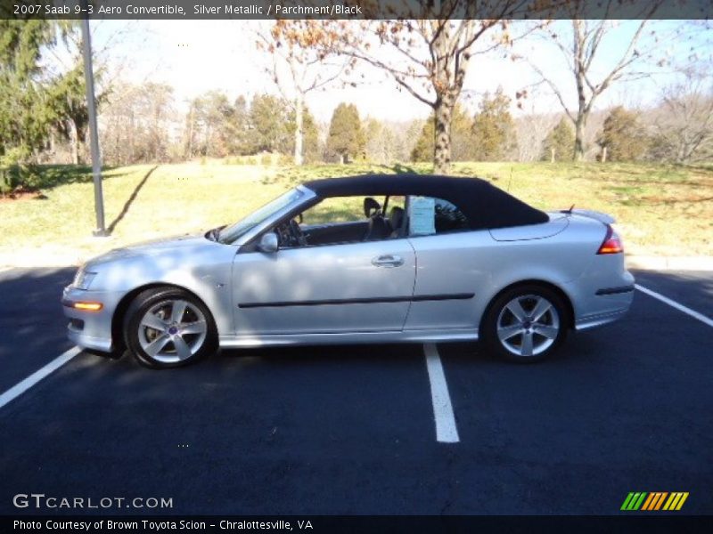  2007 9-3 Aero Convertible Silver Metallic