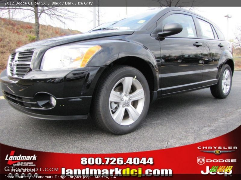 Black / Dark Slate Gray 2012 Dodge Caliber SXT