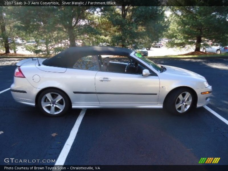  2007 9-3 Aero Convertible Silver Metallic