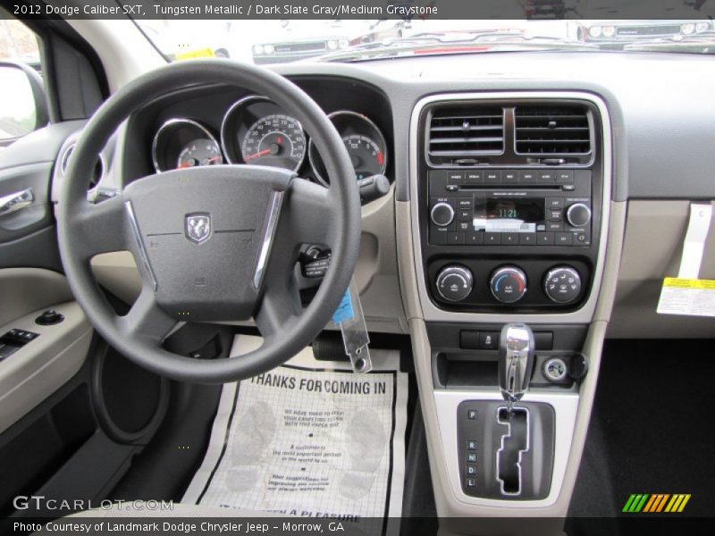 Tungsten Metallic / Dark Slate Gray/Medium Graystone 2012 Dodge Caliber SXT