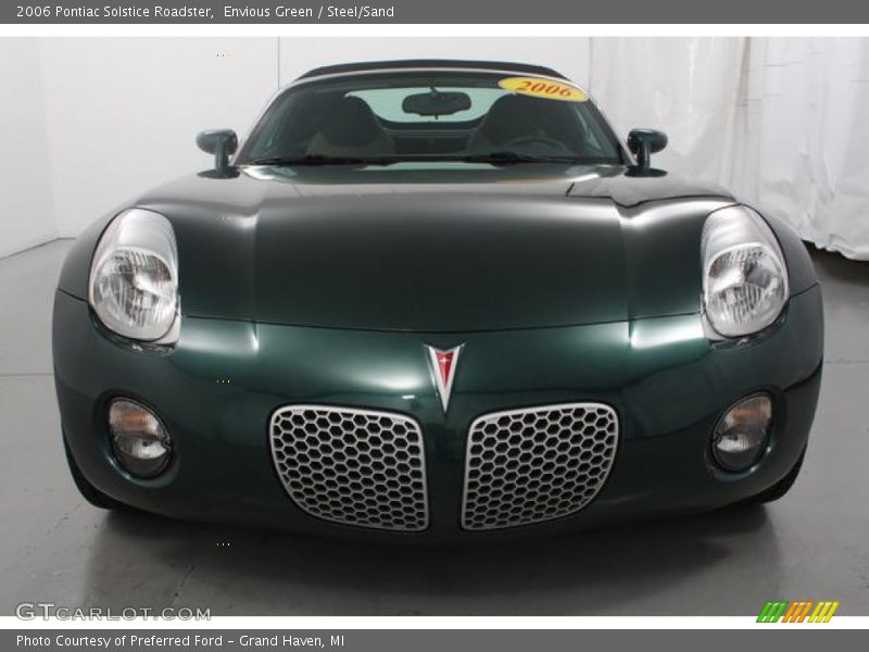 Envious Green / Steel/Sand 2006 Pontiac Solstice Roadster