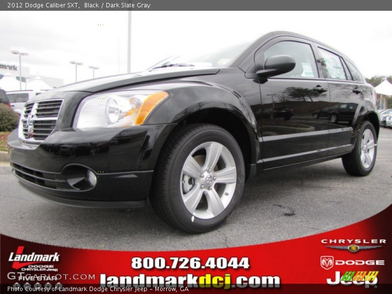 Black / Dark Slate Gray 2012 Dodge Caliber SXT