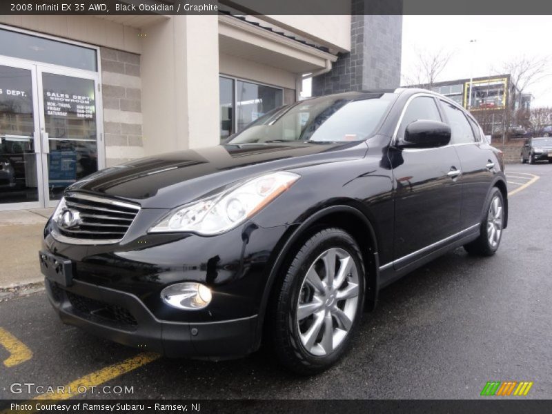 Black Obsidian / Graphite 2008 Infiniti EX 35 AWD