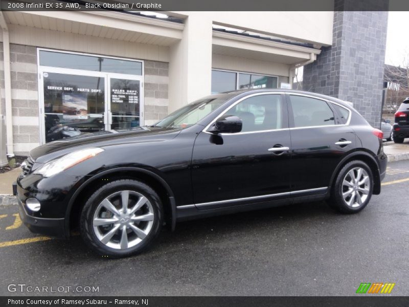 Black Obsidian / Graphite 2008 Infiniti EX 35 AWD