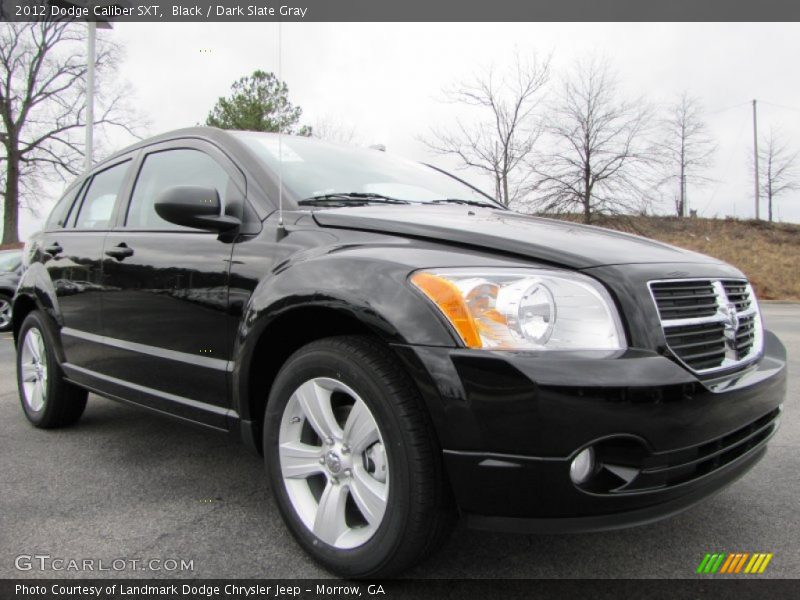 Black / Dark Slate Gray 2012 Dodge Caliber SXT
