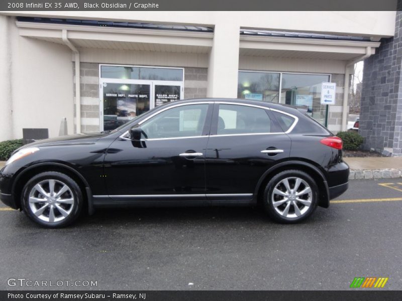 Black Obsidian / Graphite 2008 Infiniti EX 35 AWD